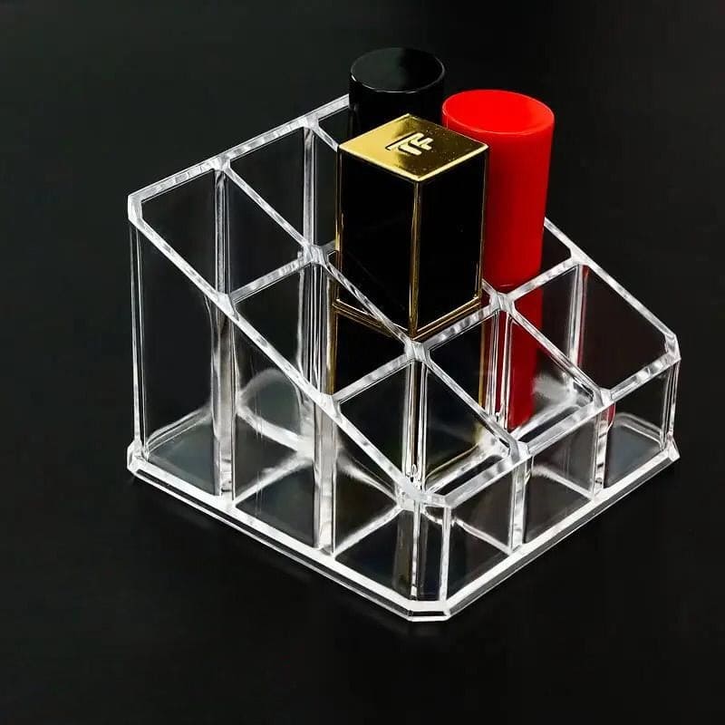 Lipstick Display Stand Holder, Acrylic Lipstick Storage Box, Acrylic Makeup Organizer, Desktop Lipstick Display Storage Box, Cosmetic Nail Polish Storage Rack, Desktop Dressing Table for Lip Glaze Brushes Bottles Lipstick Display Stand Holder, Acrylic Lipstick Storage Box, Acrylic Makeup Organizer, Desktop Lipstick Display Storage Box, Cosmetic Nail Polish Storage Rack, Desktop Dressing Table for Lip Glaze Brushes Bottles